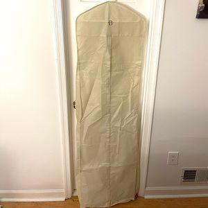 BHLDN Anthropology Garment Bag For Wedding Gown Dress Dust Cover Storage